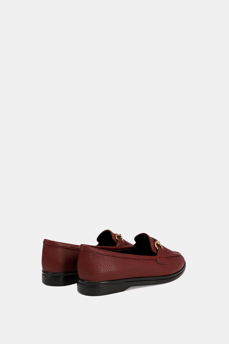 BORDEAUX CHAINED CUSHIONED LOAFER