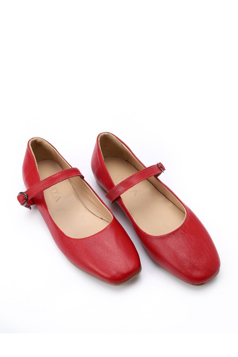 LEATHER COMFORT RED