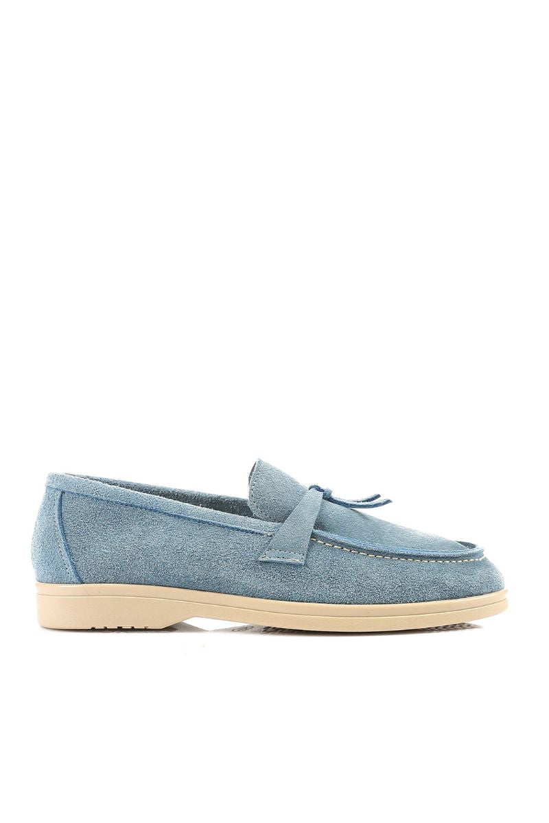 PREMIUM BLEU CIEL TASSEL LOAFERS