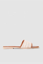Natural Weave Slide Beige