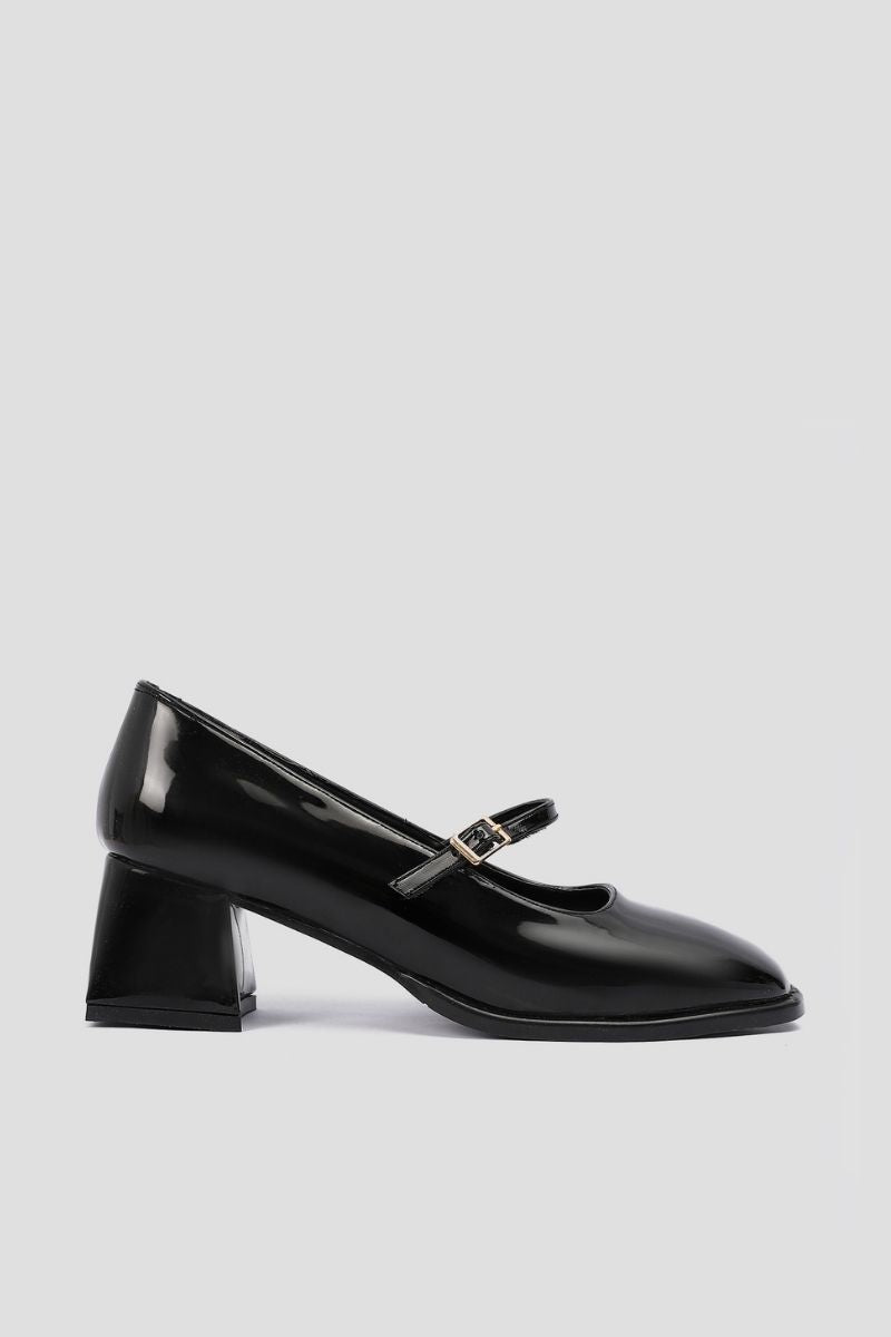 BLACK MARY JANE PUMPS