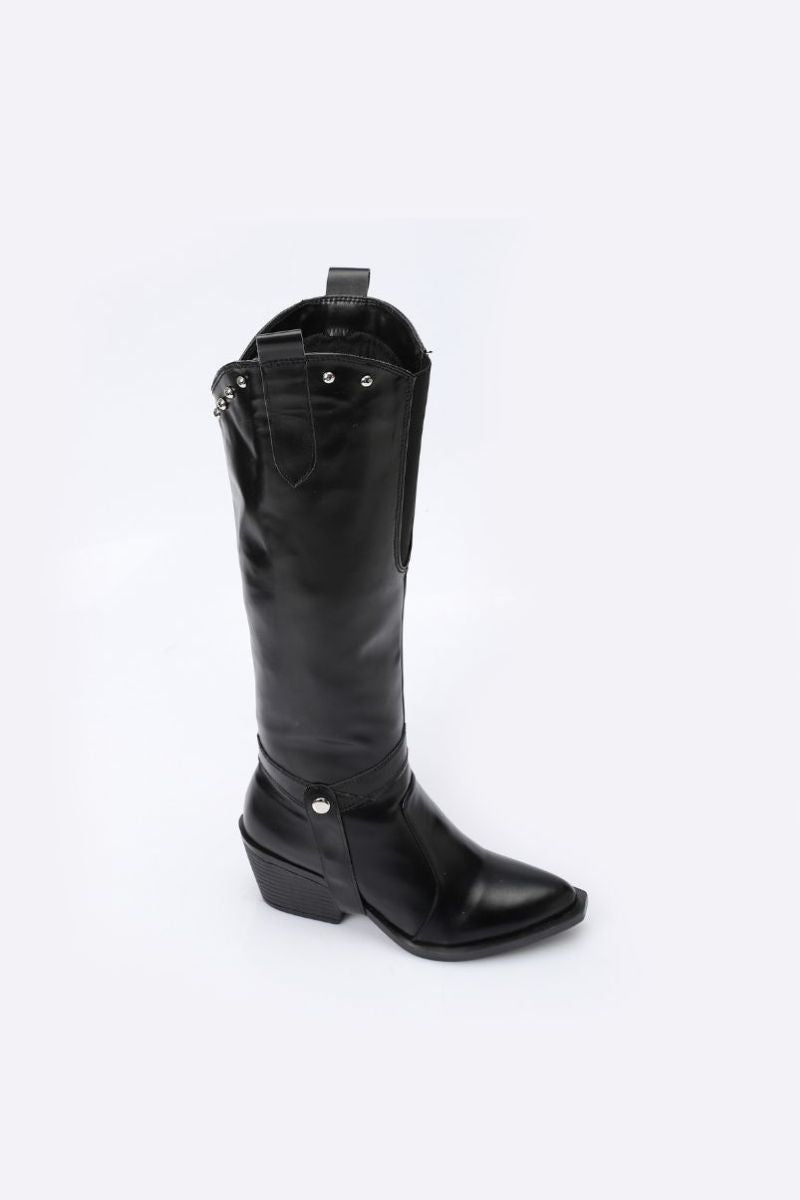 KNEE-HIGH COWBOY CONVERTIBLE BOOTS