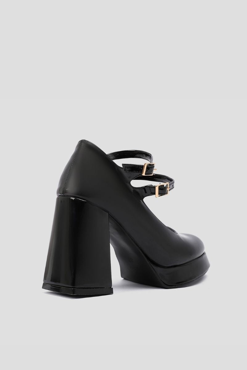BLACK MARY JANE HEELS