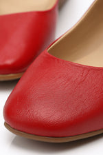 LEATHER COMFORT RED