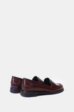 HAVAN LEATHER PENNY LOAFERS