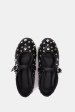 BLACK STUDDED MARY JANE