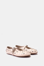 BEIGE STUDDED MARY JANE