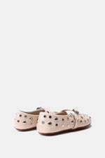 BEIGE STUDDED MARY JANE