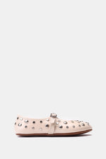 BEIGE STUDDED MARY JANE
