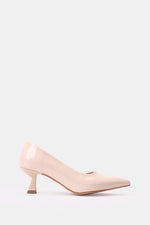 POINTED TOE BEIGE VERNE KITTEN HEELS