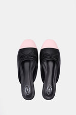 PINK CAP-TOE BALLET MULE