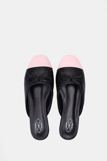 PINK CAP-TOE BALLET MULE