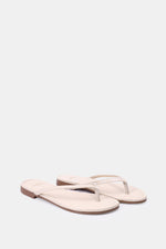 BEIGE THONG FLAT SANDAL
