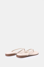 BEIGE THONG FLAT SANDAL