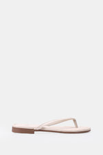BEIGE THONG FLAT SANDAL