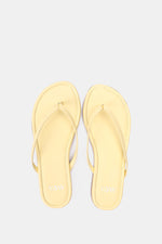 YELLOW THONG FLAT SANDAL