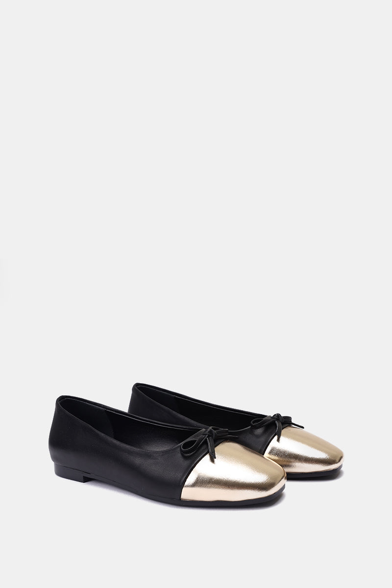 GOLD CAP-TOE MARY JANE