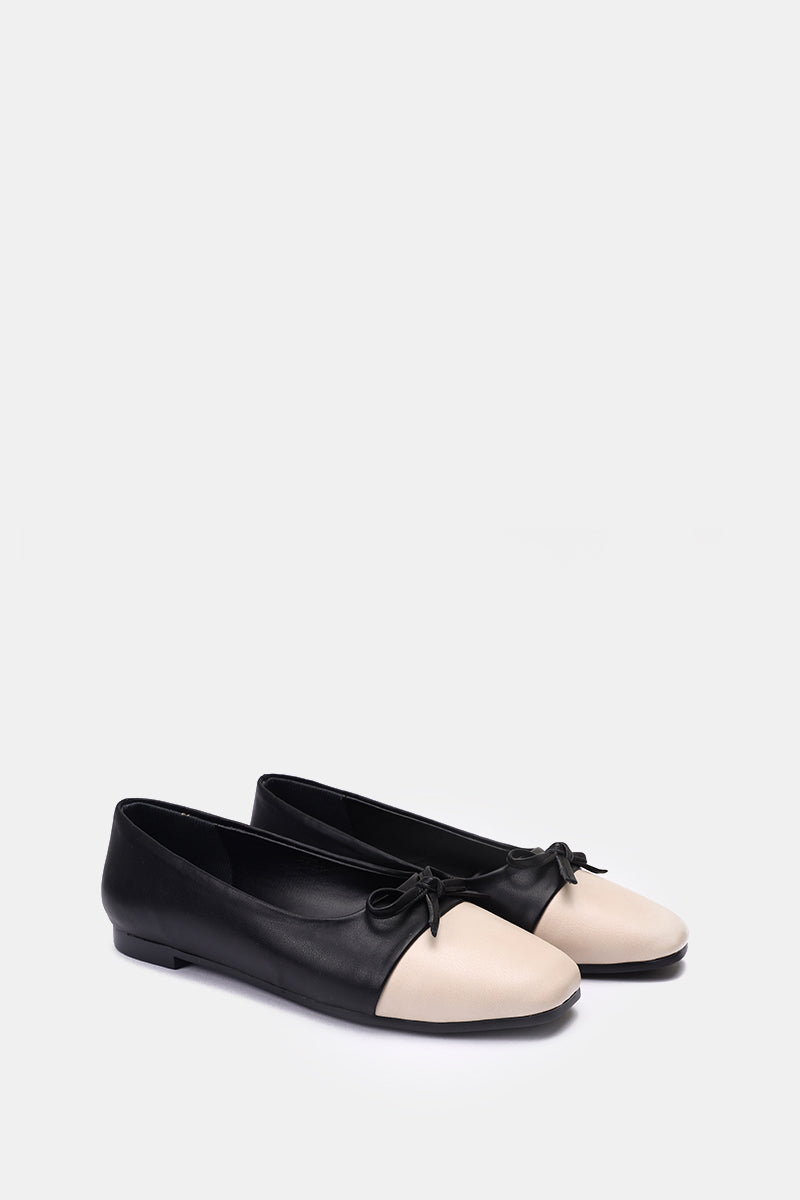 BEIGE CAP-TOE MARY JANE