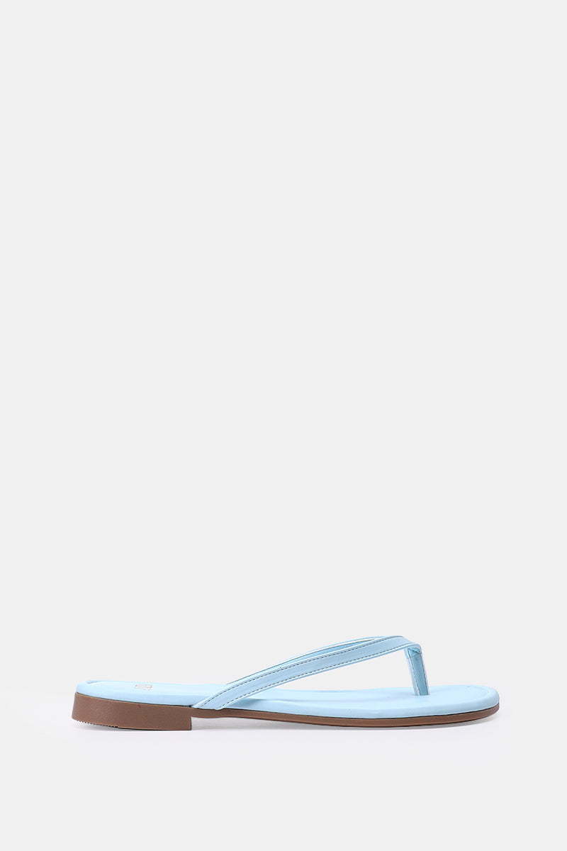 BLEU CIEL THONG FLAT SANDAL
