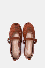 HAVAN BUCKLE BRAIDED WOVEN FLAT