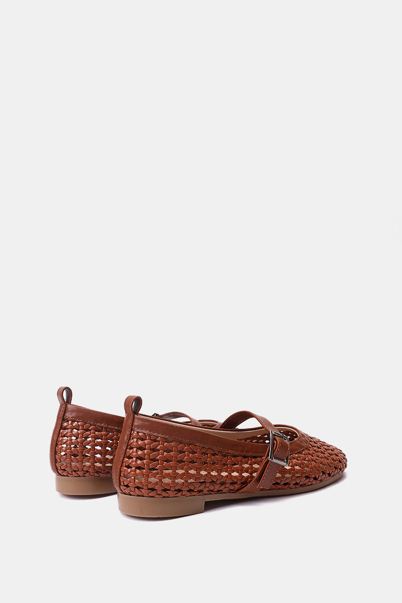 HAVAN BUCKLE BRAIDED WOVEN FLAT
