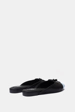 BLEU CIEL CAP-TOE BALLET MULE