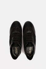 BLACK MESH SNEAKERS