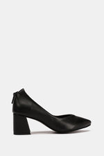 BLACK BOW LOW HEELS