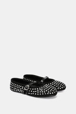 BLACK JEWELED MARY JANE