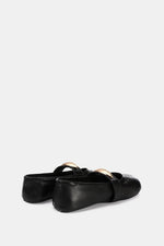 GOLD BUCKLE BLACK MARY JANE