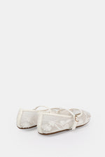 WHITE PEONY SHEER BALLERINA