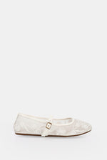 WHITE PEONY SHEER BALLERINA