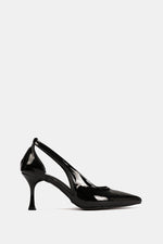 BLACK VERNE SLINGS HEELS