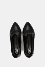 BLACK CHUNKY PUMPS