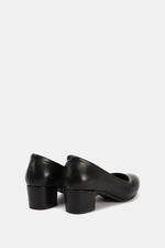BLACK CHUNKY PUMPS