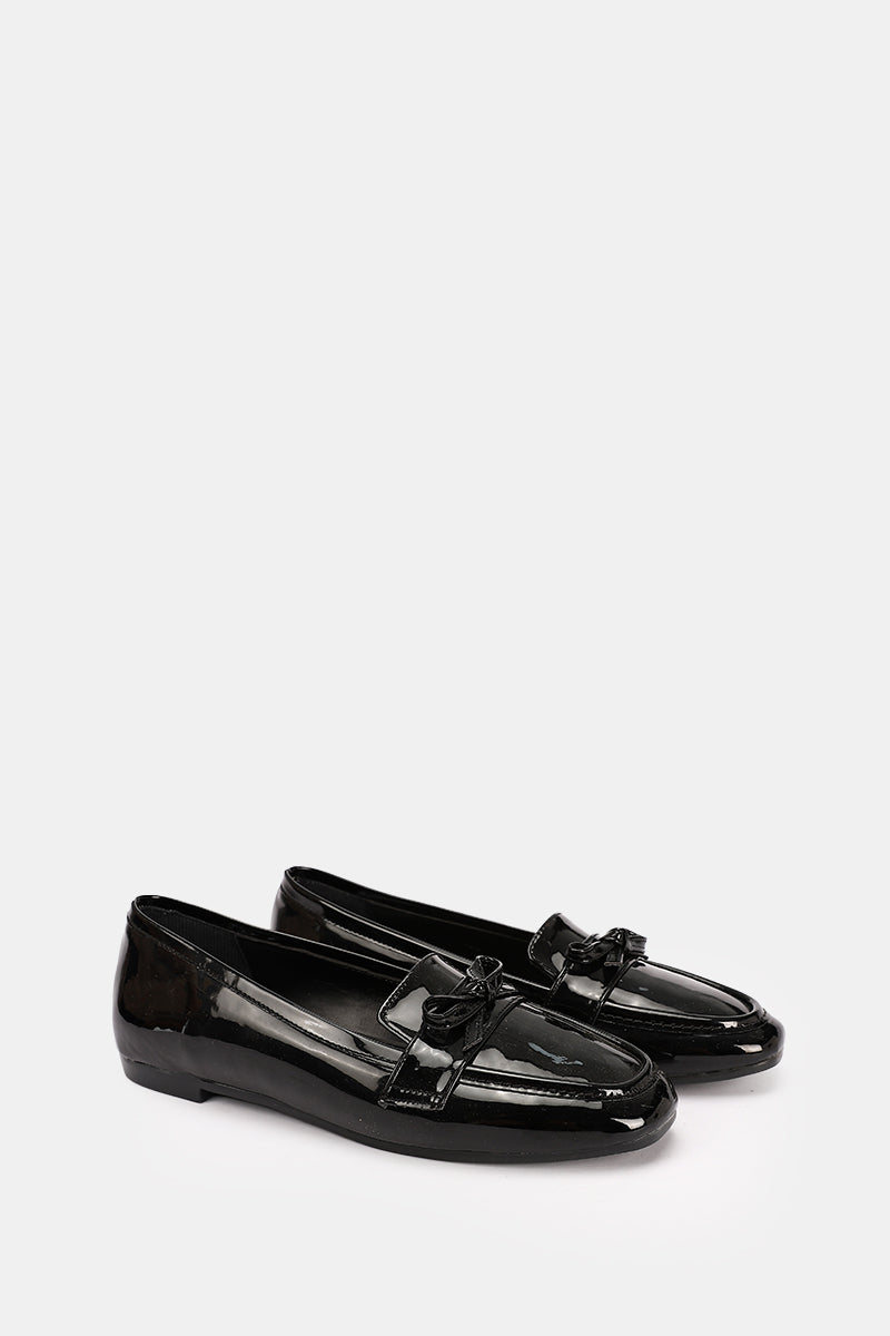 BLACK VERNE BOW FLAT