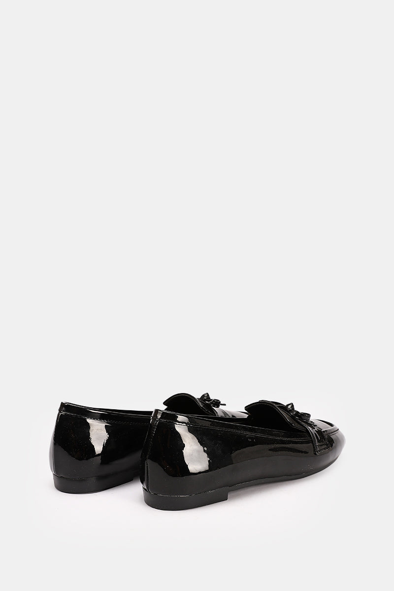 BLACK VERNE BOW FLAT