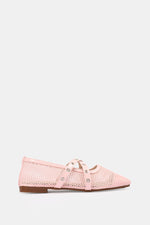 CROSS STRAP PINK BALLERINA