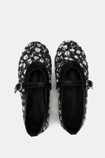 BLACK BLOOMY MARY JANE
