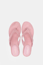 PINK SUEDE KITTEN HEEL SANDALS