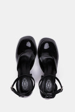 BLACK MARY JANE CHUNKY HEELS