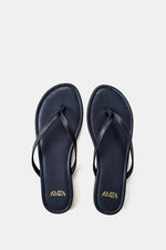 NAVY THONG FLAT SANDAL