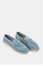 PREMIUM BLEU CIEL TASSEL LOAFERS