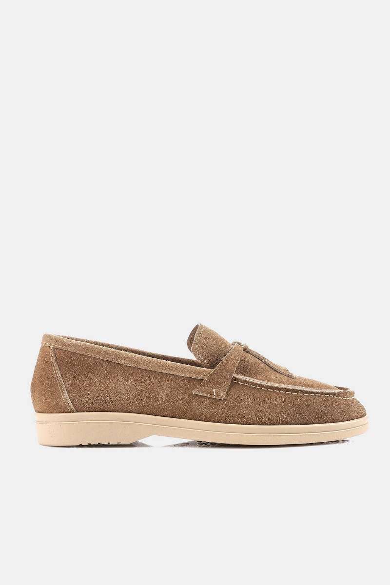 PREMIUM DARK BEIGE TASSEL LOAFERS