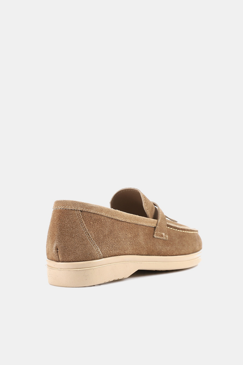 PREMIUM DARK BEIGE TASSEL LOAFERS