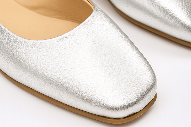 Leather Comfort Silver - Amza - 37