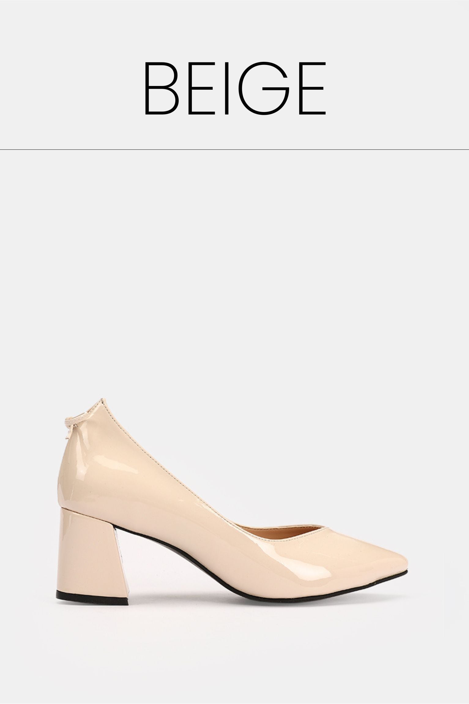 Beige bow low heels