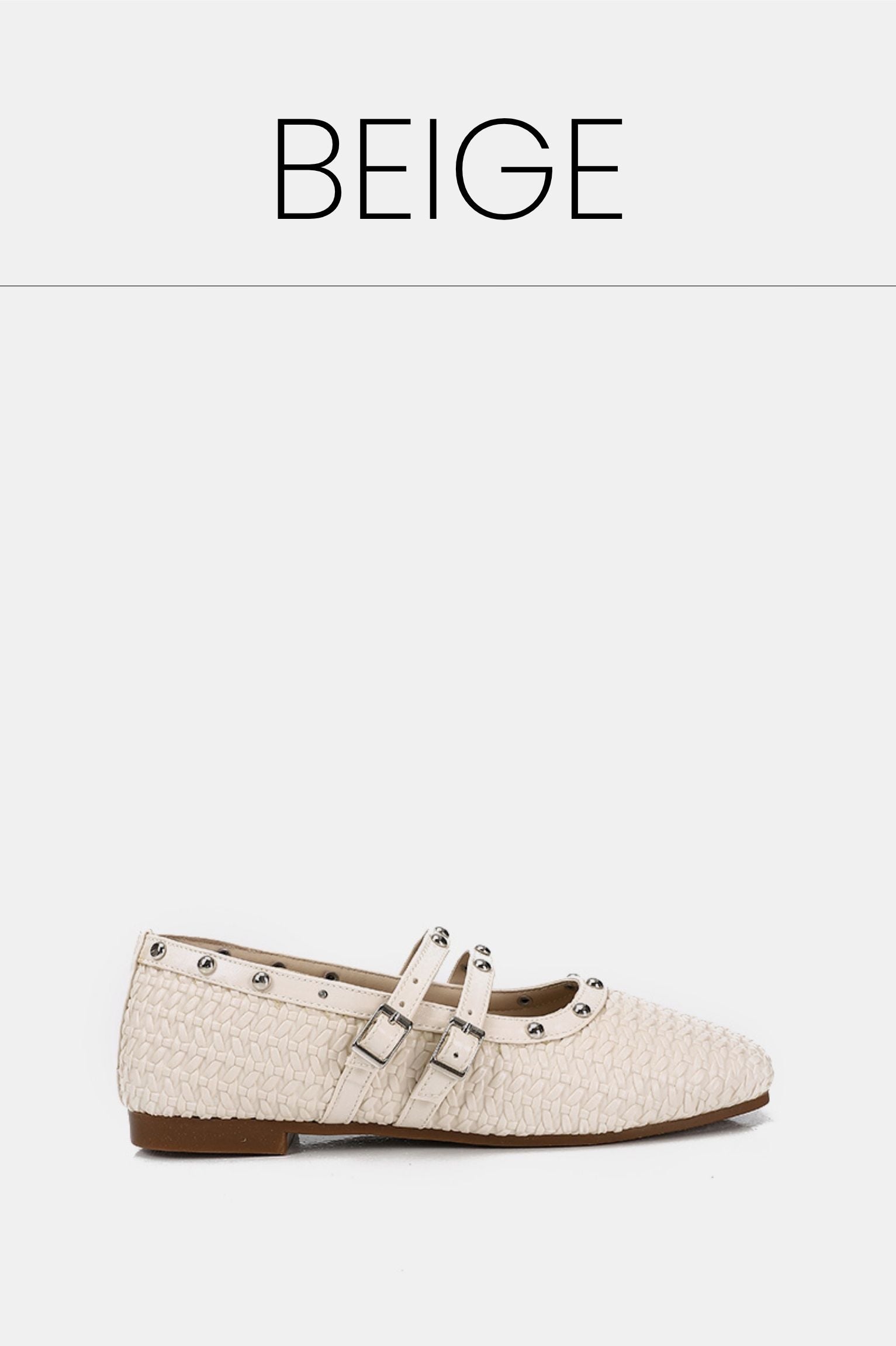 Beige regent mary jane