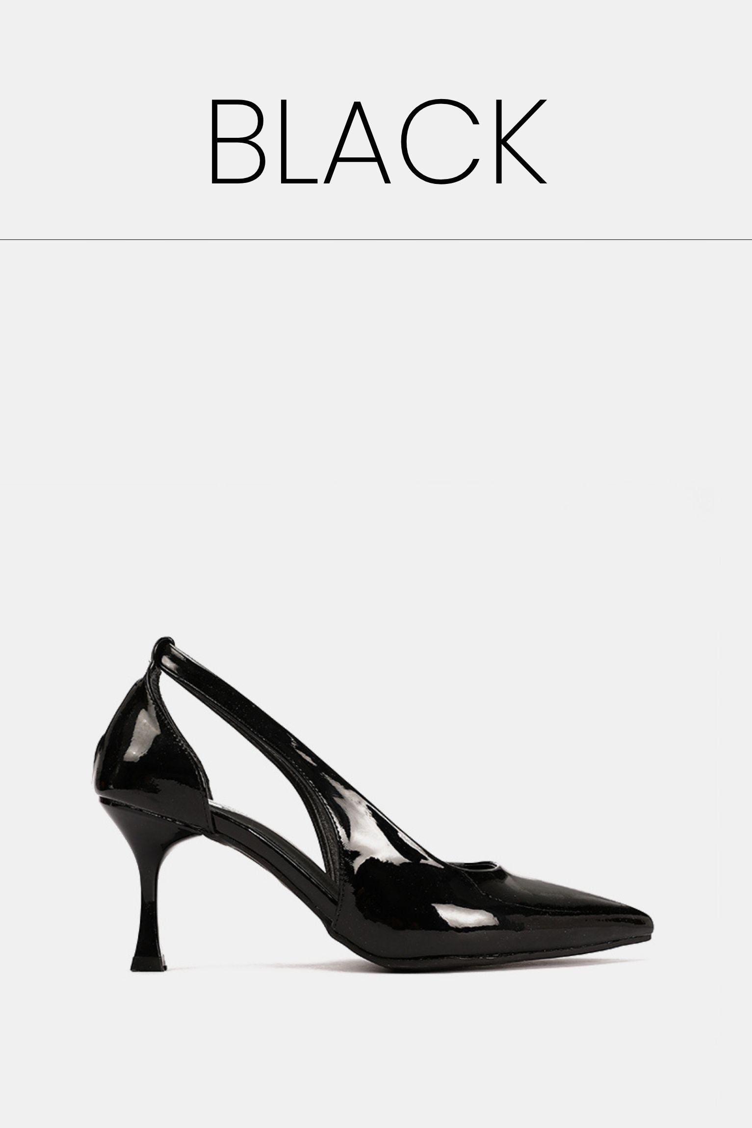 Black verne slings heels