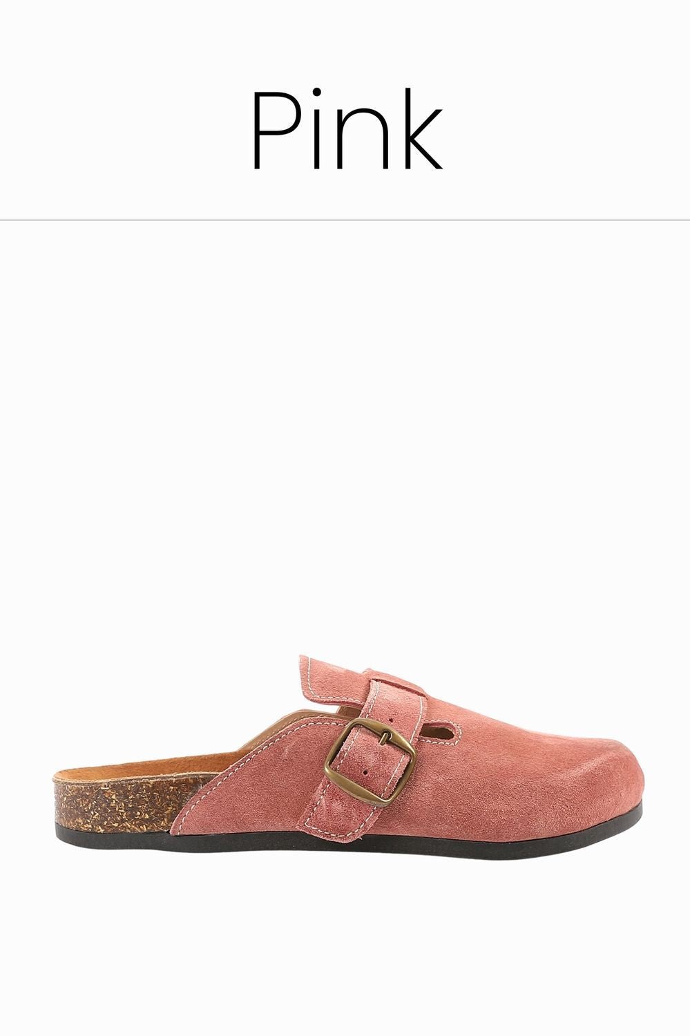 Premium suede pink clogs